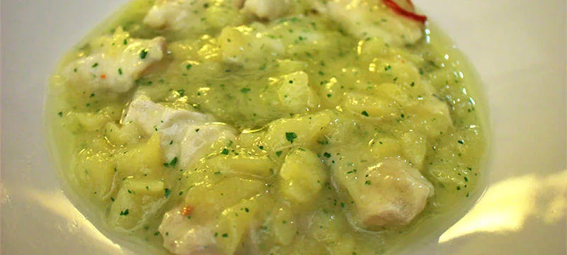 Kokotxas en salsa verde 森林鱈魚湯