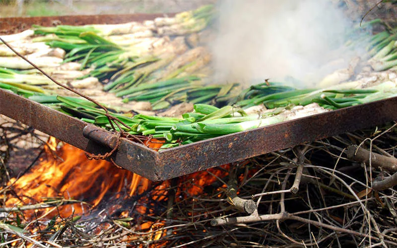Calçots 烤大蔥