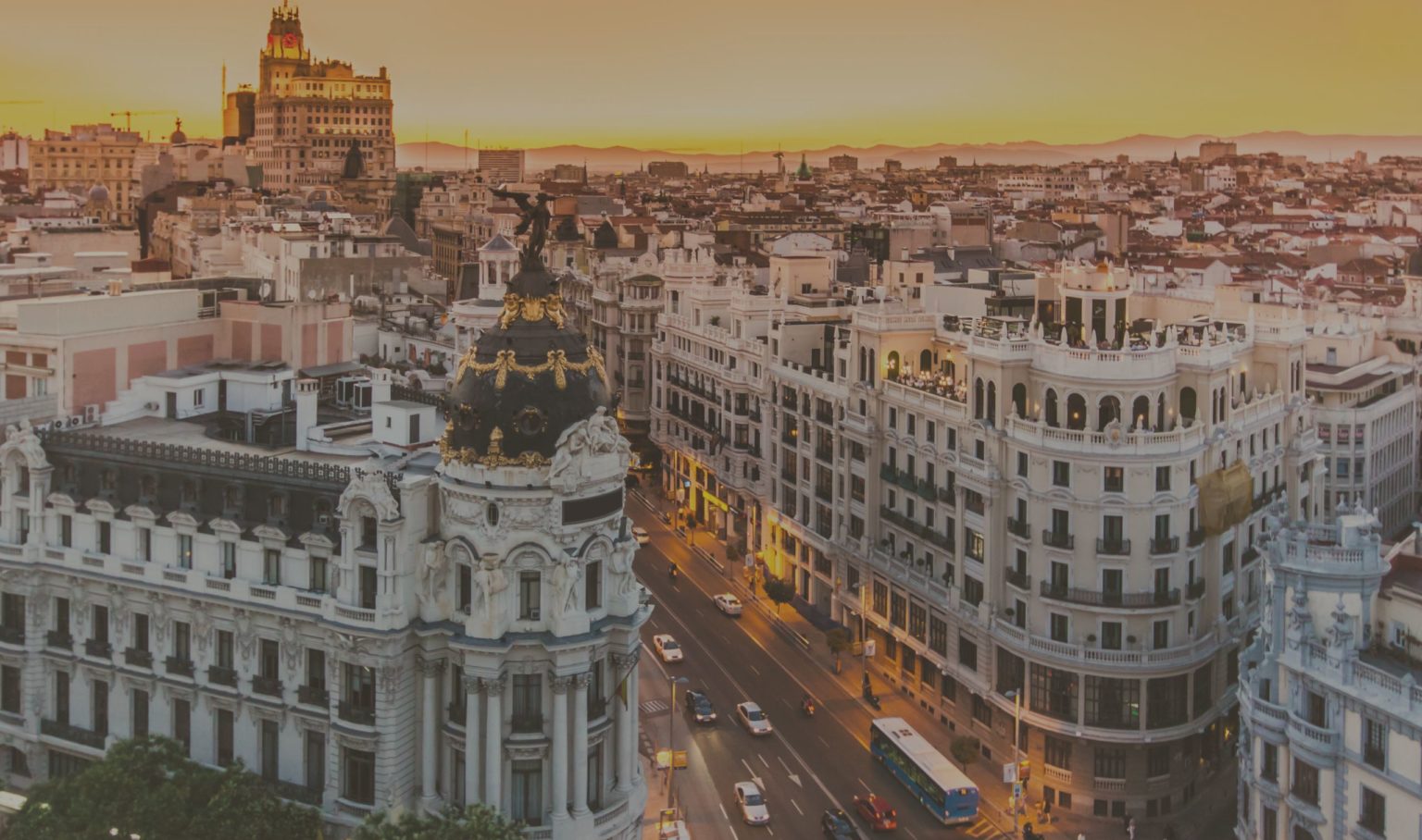 西班牙馬德里 Gran Vía 大道街景